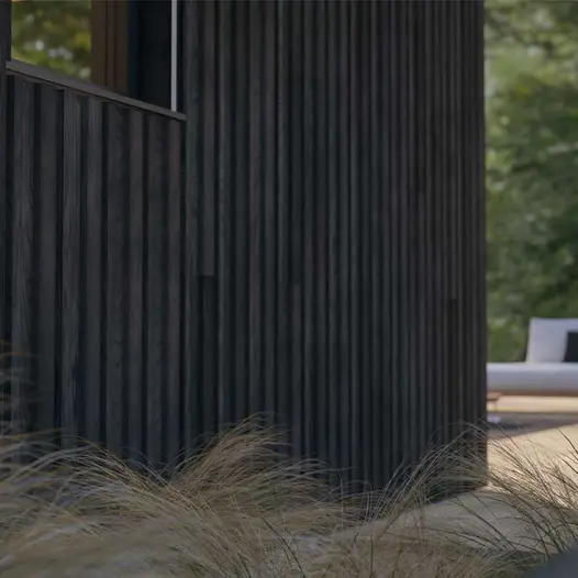 Burnt Cedar Board & Batten | Millboard Cladding