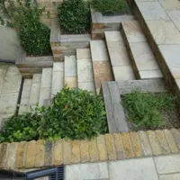 Bespoke Riven Stone Steps