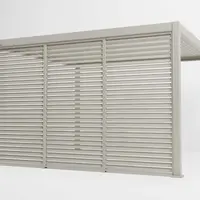 Proteus Pebble Grey Louvre Side Panel (for 3x4 model only)