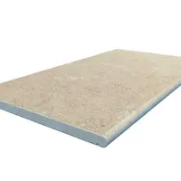 Antique Egyptian Beige Limestone Bullnose Steps
