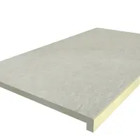 Ash Beige Porcelain 40mm Downstand Step