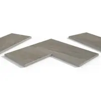 Kandla Grey Porcelain 5mm Pencil Round Coping Stones