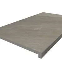 Kandla Grey Porcelain 40mm Downstand Step