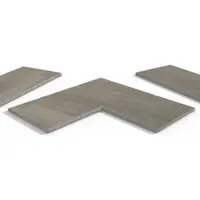 Kandla Grey Porcelain 20mm Bullnose Coping Stones