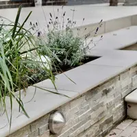 Ash Beige Porcelain 20mm Bullnose Coping Stones