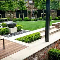 Slab Khaki Porcelain Coping Stones