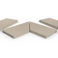 Venetian Beige Porcelain 40mm Downstand Coping Stones