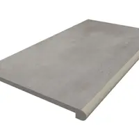 Venetian Grey Porcelain 36mm Bullnose Step