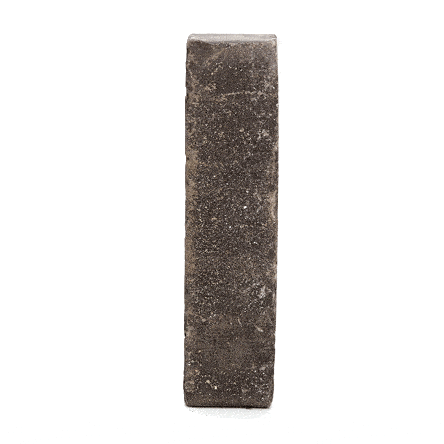 Single Silver Grey Multi clay brick paver standing upright and revolving to show texture. Free UK delivery available.