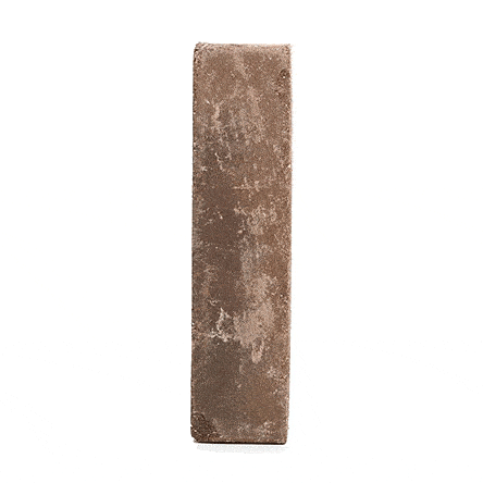 Single verona clay paver standing upright and revolving to show colour and variation. Free UK delivery available.