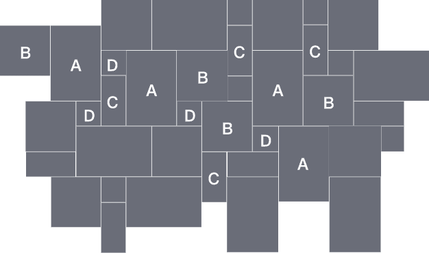 4 Flag Random Layout A
