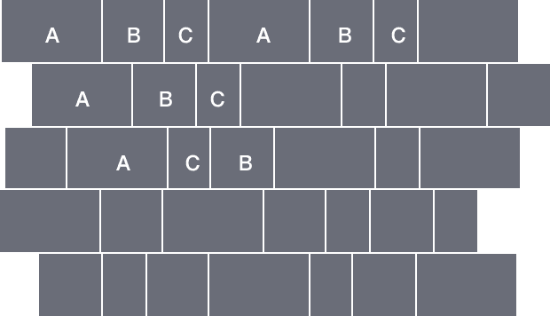 Random Coursed Pattern A