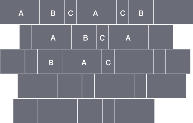 Random Coursed Pattern C