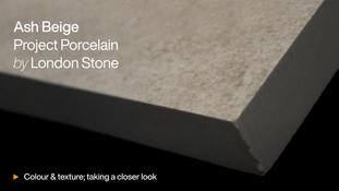 Ash Beige Porcelain Paving HD video