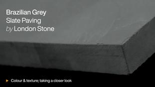 Brazilian Grey Slate Paving HD video