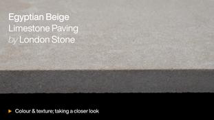 Egyptian Beige Sawn Limestone Paving HD video