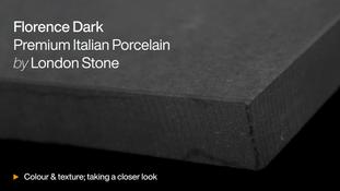 Florence Dark Porcelain Paving HD video