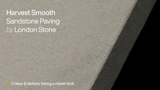 Harvest Sawn Sandstone Paving HD video