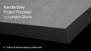 Kandla Grey Porcelain Paving HD video
