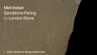 Mint Indian Sandstone Paving HD video