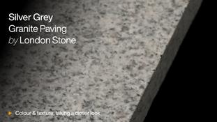 Silver Grey Granite Paving HD video