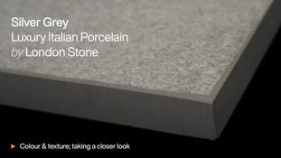 Silver Grey Porcelain Paving HD video