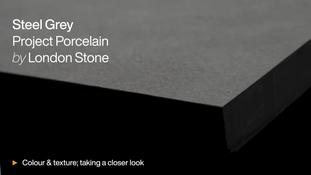 Steel Grey Porcelain Paving HD video