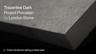 Travertine Dark Porcelain Paving HD video