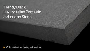 Trendy Black Porcelain Paving HD video
