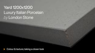 Yard 1200x1200 Porcelain Paving HD video