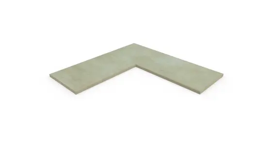 Area 5mm chamfer corner coping stone, part of our large format porcelain paving range, available with free next-day delivery.