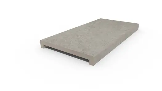 Astor Grey 40mm downstand straight coping, part of our budget porcelain paving range, with free next-day delivery available.