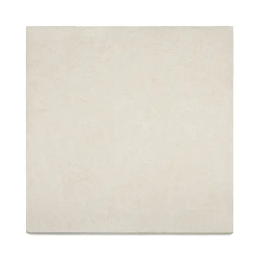 Single Florence white porcelain outdoor tile, seen from above, showing subtle creamy markings, available with free UK delivery.