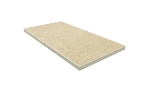 Florence Beige end coping stone with 5mm chamfer on three edges, with 10-year guarantee and free next day delivery available.