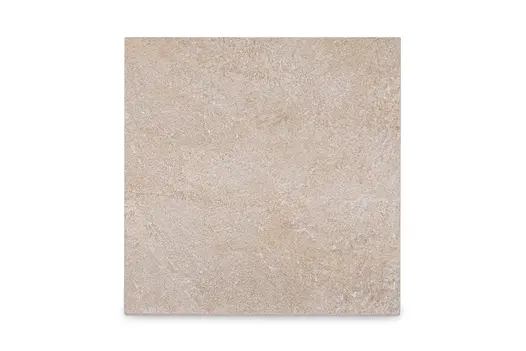 Beige and grey Golden Stone Porcelain Outdoor Tile, riven and sandblasted surface effect, supplied nationwide by London Stone.