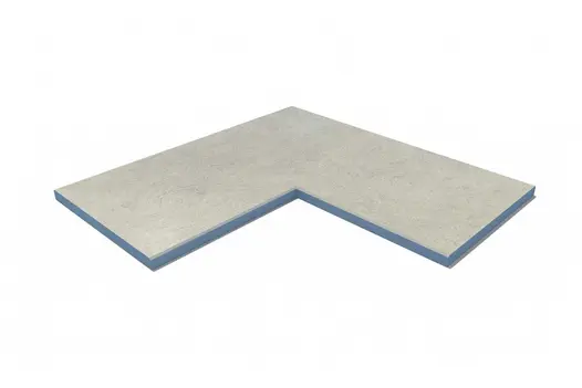 Corner coping with 5mm chamfer and crisp finish. Adds detail to garden walls while maintaining a sleek edge.