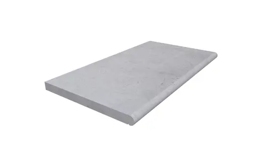 Rendered image of Heath Sawn Sandstone Bullnose Step, showing colour, bullnosed edge and drip line.