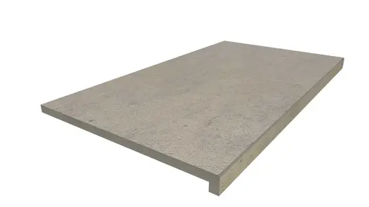 900x500 Jura Grey 40mm downstand step tread, part of our premium porcelain paving range, with free next-day delivery available.
