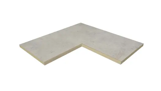Jura Grey corner coping with 5mm pencil round edge profile, with 10-year guarantee and free next-day delivery available.