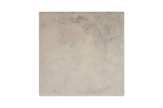 Close up image of a 600x600 Jura Grey Porcelain slab showing the grey base tones and smaller darker areas of colour variation.