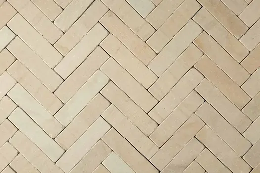 Detailed view of Harvest Stone Pavers, showcasing the natural allure and robustness of the stone pavers when employed as patio bricks.