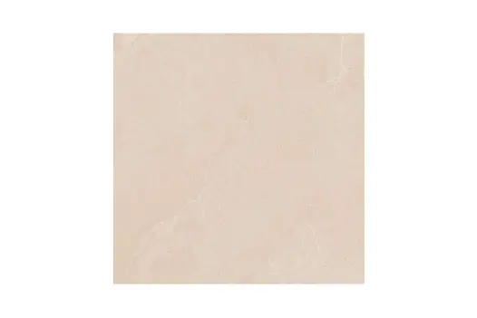 Close-up of Piazza Beige porcelain tile showing warm beige tone, soft veining, and matt stone-effect texture.