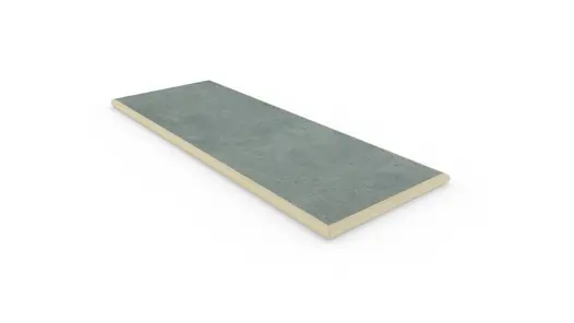 Polvere 20mm bullnose end porcelain coping, profiled on 3 edges, Manufactured at our Bespoke Stone Centre. Free next-day delivery.