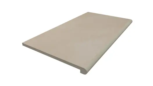 900x500mm Venetian Beige porcelain 40mm bullnose step tread, with 10-year guarantee, and free next-day delivery available.
