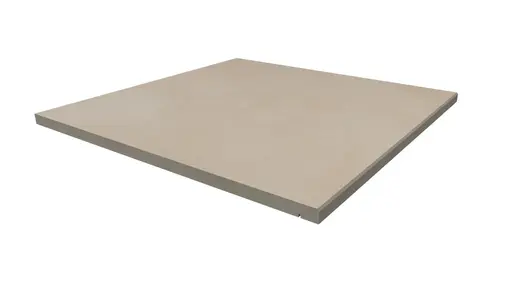 Single 600x600mm Venetian Beige step, with 5mm chamfered edge profile, from Budget Porcelain range, available with free delivery.