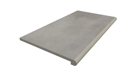 900x500mm Venetian Grey porcelain 40mm bullnose step tread, with 10-year guarantee, and free next-day delivery available.