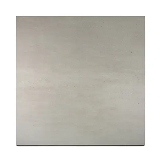 Individual 1200x1200 Yard porcelain slab photographed directly from above showing the consistent light grey colouring.