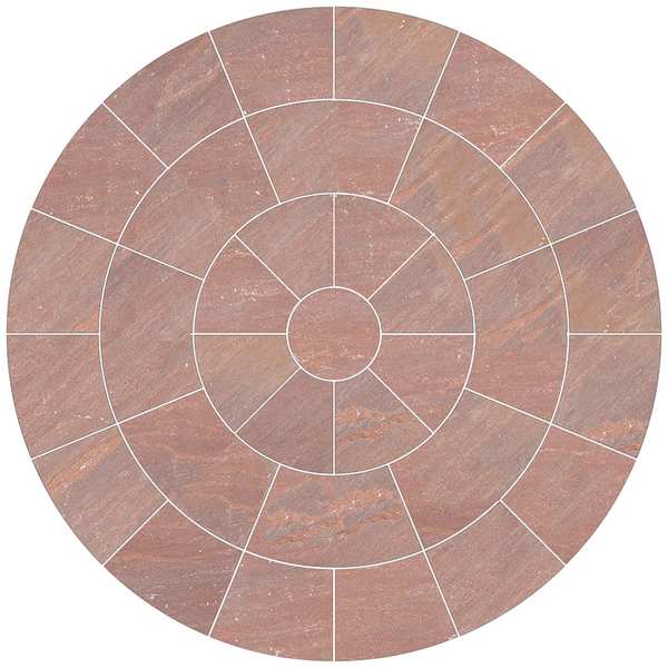Autumn Brown Sandstone Circle swatch image