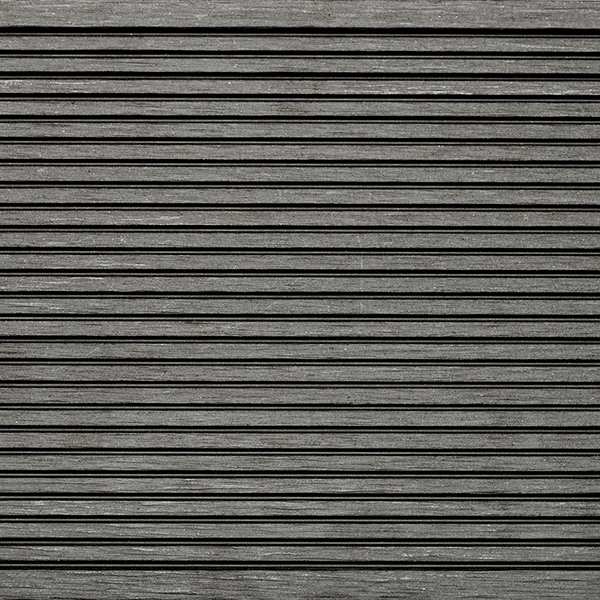 Dark Ash Grooved Composite Decking swatch image