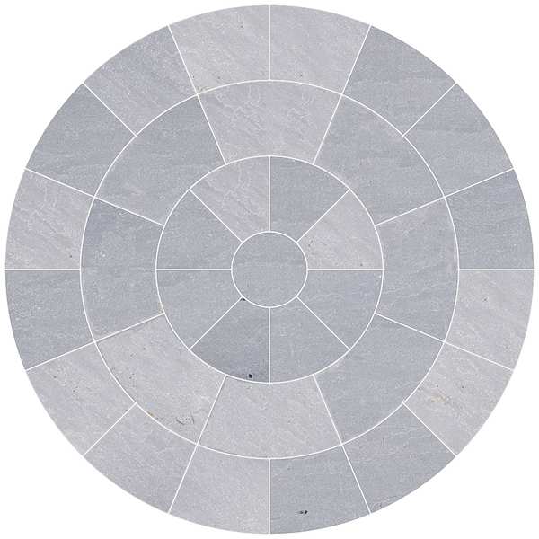 Kandla Grey Sandstone Circle swatch image